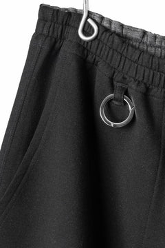 画像をギャラリービューアに読み込む, th products Double Side Easy Pants / Soft Stretch Double Jersey (black)