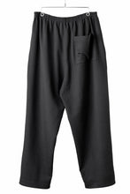 画像をギャラリービューアに読み込む, th products Double Side Easy Pants / Soft Stretch Double Jersey (black)