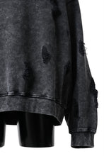 Load image into Gallery viewer, Juun.J Garment Dyed Distressed Sweatshirt (GREY)