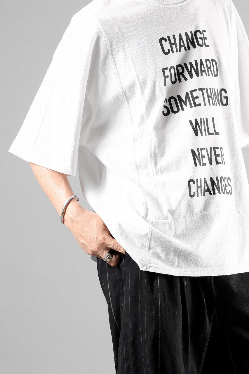 画像をギャラリービューアに読み込む, CHANGES exclusive VINTAGE REMAKE SHORT SLEEVE TEE (WHITE #A)