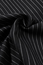 Load image into Gallery viewer, A.F ARTEFACT LOOSEY OVER SHIRT / LINEN STRIPE B (BLACK×L.GREY)