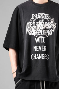 画像をギャラリービューアに読み込む, CHANGES exclusive VINTAGE REMAKE SHORT SLEEVE TEE (BLACK #G)