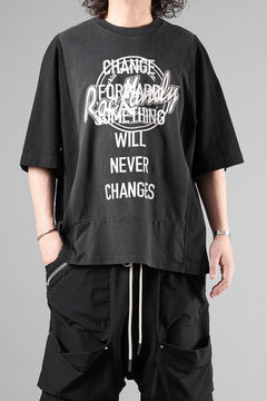 画像をギャラリービューアに読み込む, CHANGES exclusive VINTAGE REMAKE SHORT SLEEVE TEE (BLACK #G)