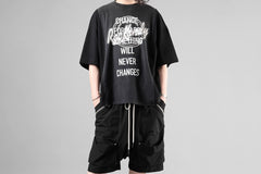 画像をギャラリービューアに読み込む, CHANGES exclusive VINTAGE REMAKE SHORT SLEEVE TEE (BLACK #G)