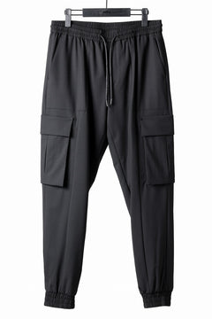 画像をギャラリービューアに読み込む, Juun.J Wool Blended Cargo Jogger (BLACK)