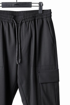 画像をギャラリービューアに読み込む, Juun.J Wool Blended Cargo Jogger (BLACK)