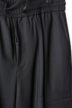 Load image into Gallery viewer, Juun.J Wool Blended Cargo Jogger (BLACK)