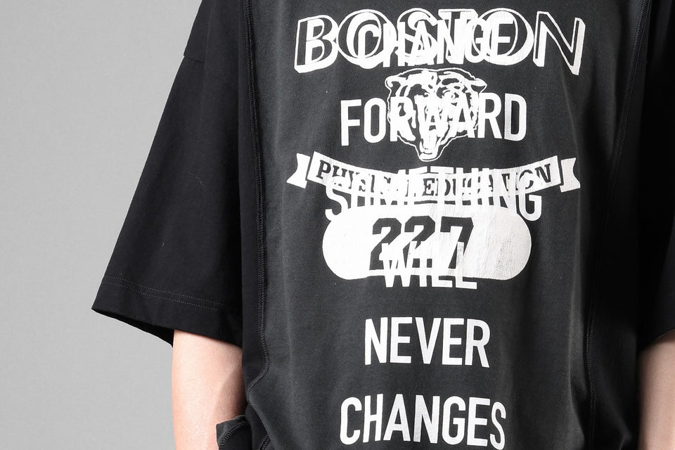 画像をギャラリービューアに読み込む, CHANGES exclusive VINTAGE REMAKE SHORT SLEEVE TEE (BLACK #P)