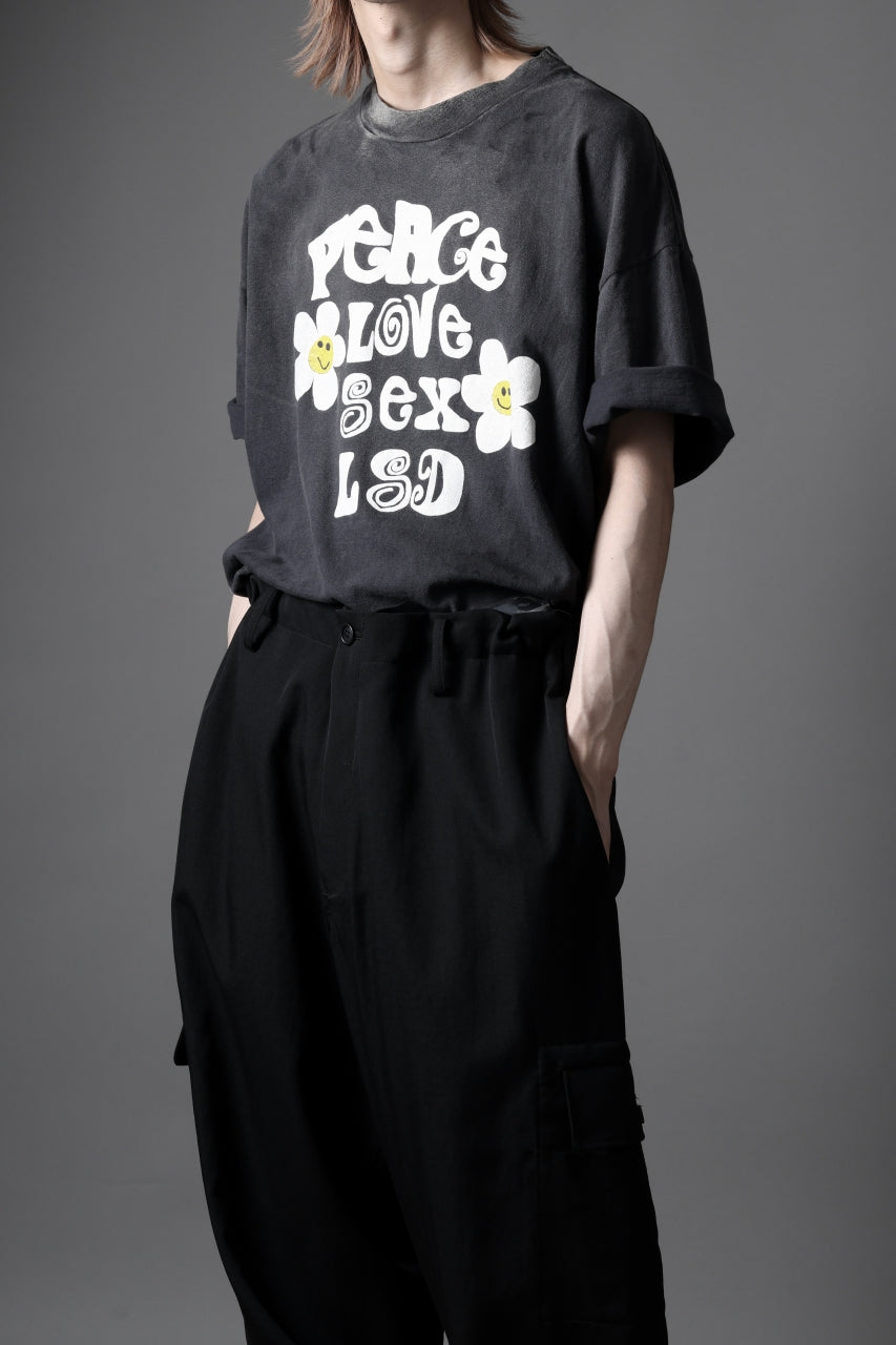 READYMADE S/S PEACE T-SHIRT (BLACK)