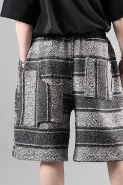 Load image into Gallery viewer, CHANGES x LOOM exclusive REMAKE SHORTS / VINTAGE MEXICAN SURF RUG (MULTI #D)