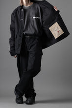 画像をギャラリービューアに読み込む, Ten c MIDLAYER FIELD JACKET / PIECE DYED CONYPE MICRO-FIBER (BLACK)