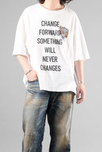 Load image into Gallery viewer, CHANGES exclusive VINTAGE REMAKE SHORT SLEEVE TEE (WHITE #B)