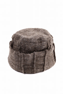 KLASICA CONEY DESERT WATCH CAP / URUGAY SLAB YARN NON MULESING WOOL (MOCHA)