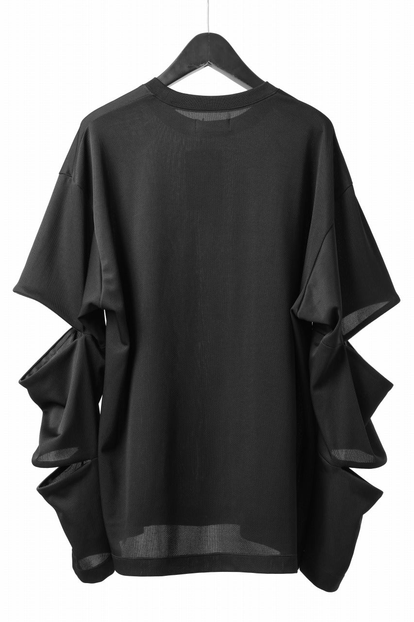 Load image into Gallery viewer, D-VEC REAMIDE® MESH VENTILATION L/S TEE (NIGHT SEA BLACK)