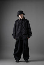 画像をギャラリービューアに読み込む, Ten c PADDED SHIRT / PIECE DYED COTTON/NYLON POPLIN (BLACK)