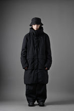 画像をギャラリービューアに読み込む, Ten c PADDED PARKA COAT / GARMENT DYED NYLON TACTEL (BLACK)