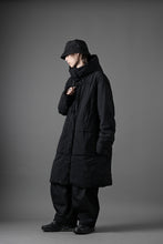 画像をギャラリービューアに読み込む, Ten c PADDED PARKA COAT / GARMENT DYED NYLON TACTEL (BLACK)