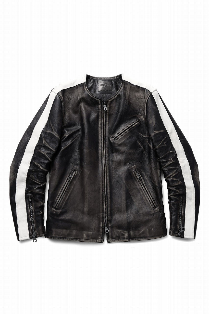 バックラッシュ ジャパンホース レザー 1367-05 黒 ブラック Ｍサイズ ISAMU KATAYAMA BACKLASH】ジャパンホース製品染めフード