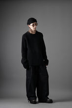 画像をギャラリービューアに読み込む, Ten c RIB SWEATER / MERINO WOOL EXTRA FINE (BLACK)