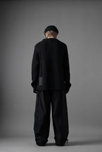 画像をギャラリービューアに読み込む, Ten c RIB SWEATER / MERINO WOOL EXTRA FINE (BLACK)