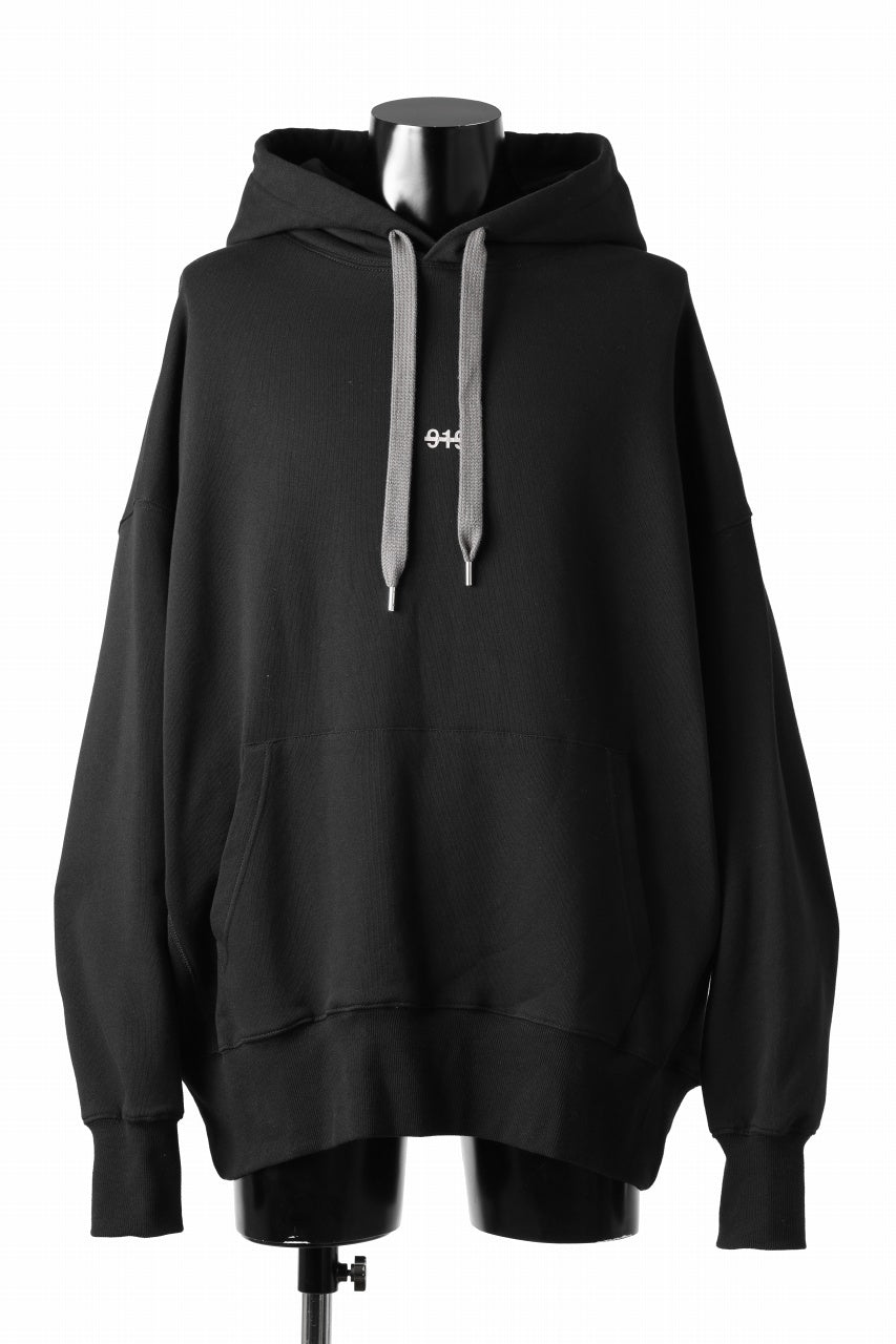 A.F ARTEFACT BACK LOGO SWEAT HOODIE (BLACK)