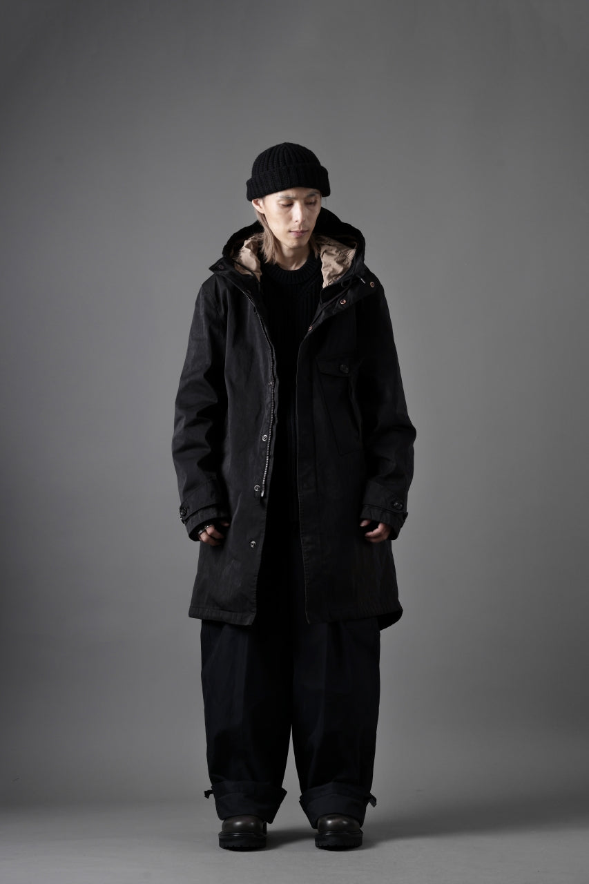 画像をギャラリービューアに読み込む, Ten c CYCLONE PARKA / GARMENT DYED OJJ (BLACK)