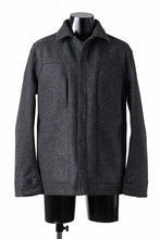 画像をギャラリービューアに読み込む, OPPOSE DUALITY 6 POCKET PANEL WORK JACKET / MELTON WOOL (BLACK)