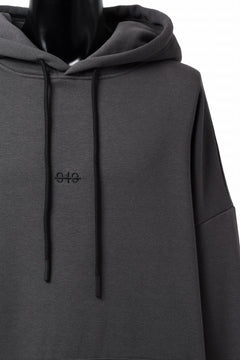 画像をギャラリービューアに読み込む, A.F ARTEFACT BOMBERHEAT® BACK LOGO HOODIE (DARK GREY)