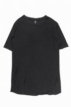 画像をギャラリービューアに読み込む, thom/krom SMOOTH FIT T-SHIRT / VISCOSE LINEN JERSEY (BLACK)