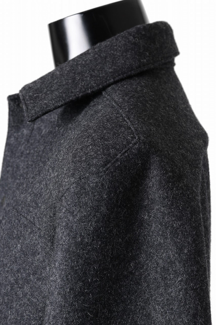 OPPOSE DUALITY 6 POCKET PANEL WORK JACKET / MELTON WOOL (BLACK)