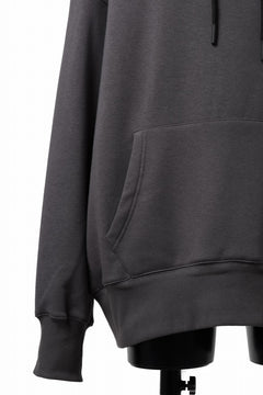 画像をギャラリービューアに読み込む, A.F ARTEFACT BOMBERHEAT® BACK LOGO HOODIE (DARK GREY)