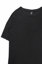 画像をギャラリービューアに読み込む, thom/krom SMOOTH FIT T-SHIRT / VISCOSE LINEN JERSEY (BLACK)