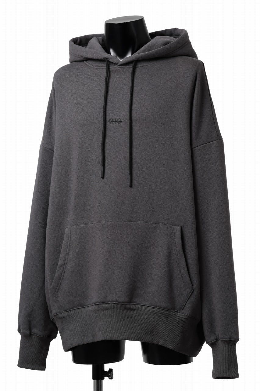 画像をギャラリービューアに読み込む, A.F ARTEFACT BOMBERHEAT® BACK LOGO HOODIE (DARK GREY)