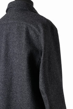 画像をギャラリービューアに読み込む, OPPOSE DUALITY 6 POCKET PANEL WORK JACKET / MELTON WOOL (BLACK)