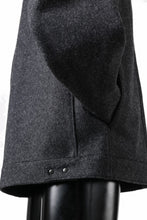 画像をギャラリービューアに読み込む, OPPOSE DUALITY 6 POCKET PANEL WORK JACKET / MELTON WOOL (BLACK)