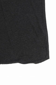画像をギャラリービューアに読み込む, thom/krom SMOOTH FIT T-SHIRT / VISCOSE LINEN JERSEY (BLACK)