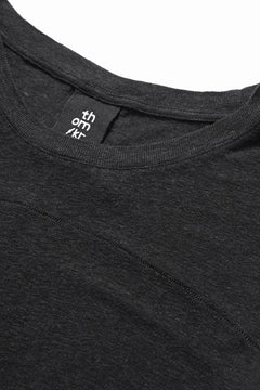 画像をギャラリービューアに読み込む, thom/krom SMOOTH FIT T-SHIRT / VISCOSE LINEN JERSEY (BLACK)