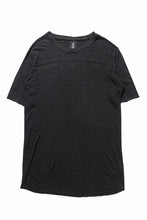 画像をギャラリービューアに読み込む, thom/krom SMOOTH FIT T-SHIRT / VISCOSE LINEN JERSEY (BLACK)