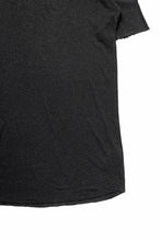画像をギャラリービューアに読み込む, thom/krom SMOOTH FIT T-SHIRT / VISCOSE LINEN JERSEY (BLACK)