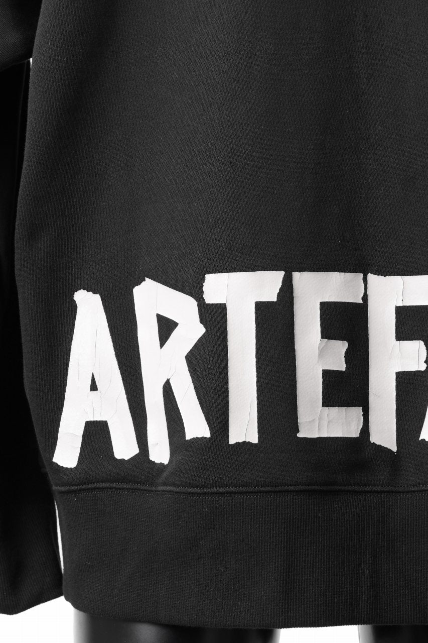 A.F ARTEFACT LOOSEY LONG TANK TOP / PRINT TYPE-A (BLACK)