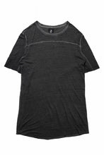 画像をギャラリービューアに読み込む, thom/krom SMOOTH FIT T-SHIRT / VISCOSE LINEN JERSEY (BLACK OIL)