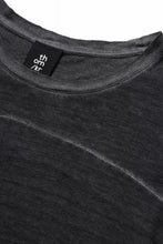 画像をギャラリービューアに読み込む, thom/krom SMOOTH FIT T-SHIRT / VISCOSE LINEN JERSEY (BLACK OIL)