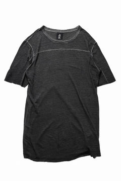 画像をギャラリービューアに読み込む, thom/krom SMOOTH FIT T-SHIRT / VISCOSE LINEN JERSEY (BLACK OIL)