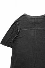 画像をギャラリービューアに読み込む, thom/krom SMOOTH FIT T-SHIRT / VISCOSE LINEN JERSEY (BLACK OIL)