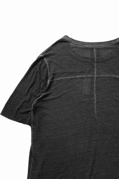 画像をギャラリービューアに読み込む, thom/krom SMOOTH FIT T-SHIRT / VISCOSE LINEN JERSEY (BLACK OIL)