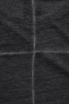 画像をギャラリービューアに読み込む, thom/krom SMOOTH FIT T-SHIRT / VISCOSE LINEN JERSEY (BLACK OIL)