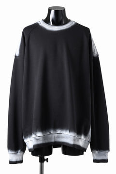 画像をギャラリービューアに読み込む, Juun.J Painter Dyed Sweatshirts (BLACK)