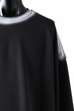 画像をギャラリービューアに読み込む, Juun.J Painter Dyed Sweatshirts (BLACK)