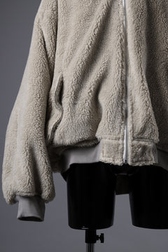 画像をギャラリービューアに読み込む, A.F ARTEFACT REVERSIBLE TEDDY BOMBER JACKET (IVORY)