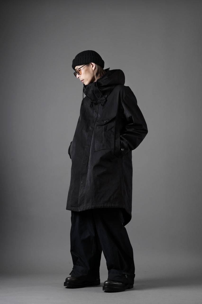 画像をギャラリービューアに読み込む, Ten c CYCLONE PARKA / GARMENT DYED OJJ (BLACK)